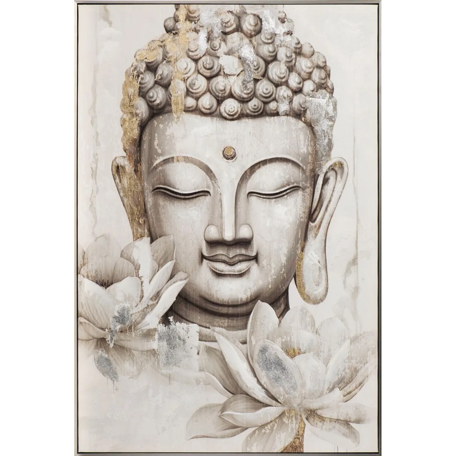 Art Universe Leinwandbild Light Buddha 80 x 120 cm