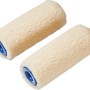 2er-Set LUX Filzwalzen, 6 cm breit, für Lackierarbeiten. Farbwalzen für gleichmäßigen Farbauftrag.