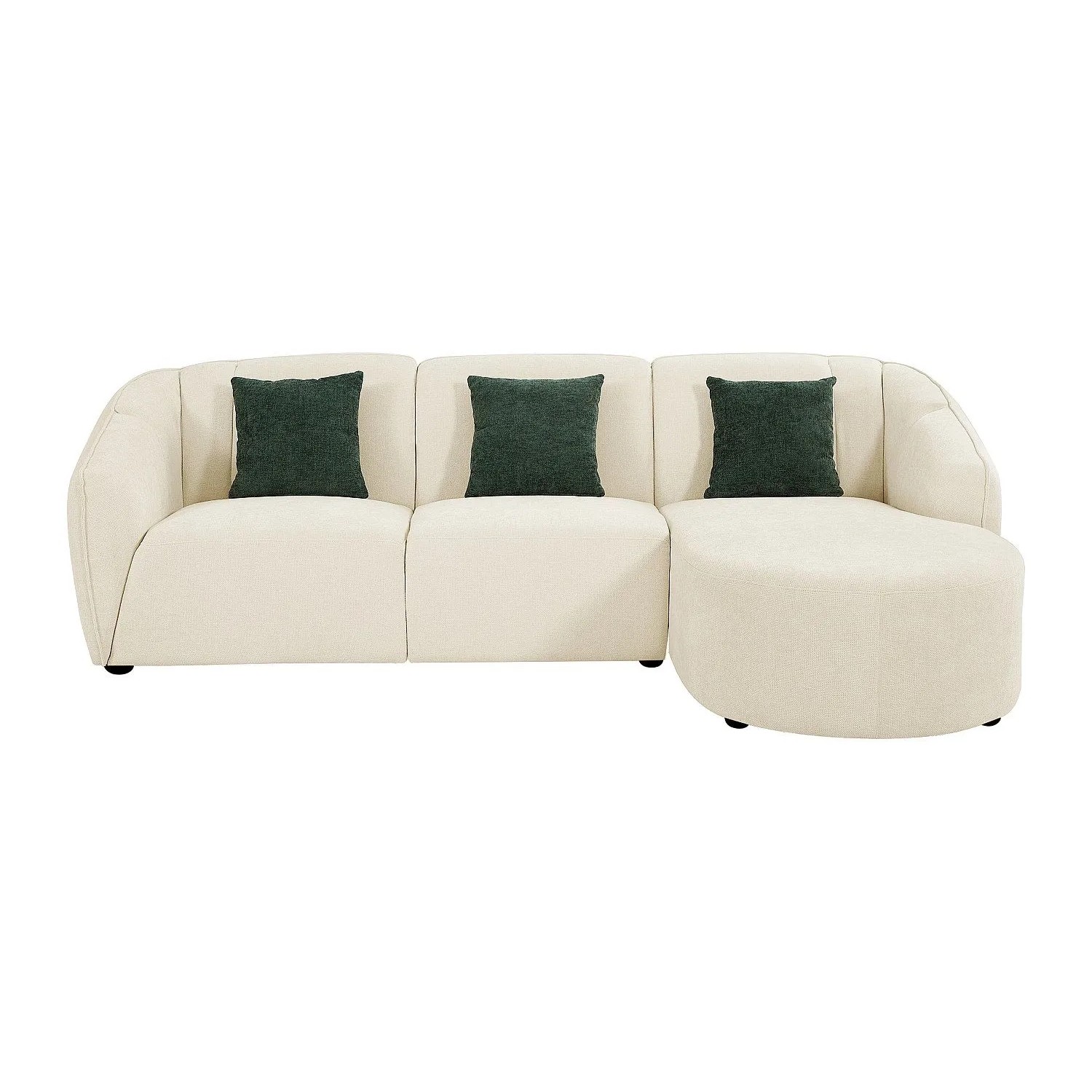 Vente-unique Sofa Ohne Schlafmöglichkeit Netomia Beige 272 cm