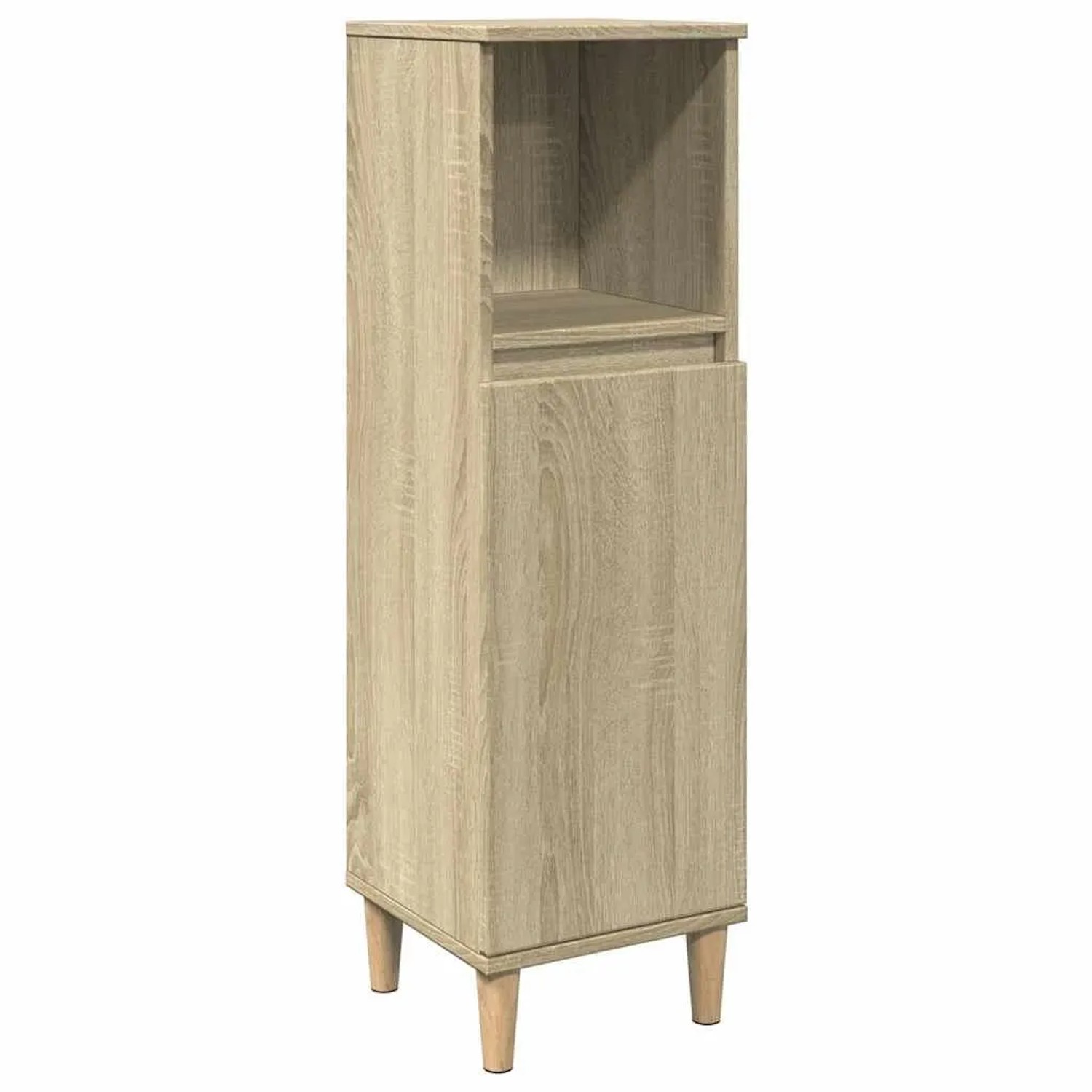 vidaXL Badschrank Sonoma-Eiche 30x30x100 cm Holzwerkstoff 849659