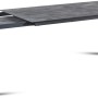 Ausziehbarer, anthrazitfarbener Gartentisch (200 cm) von Best Freizeitmöbel. Ideal für Garten und Terrasse.