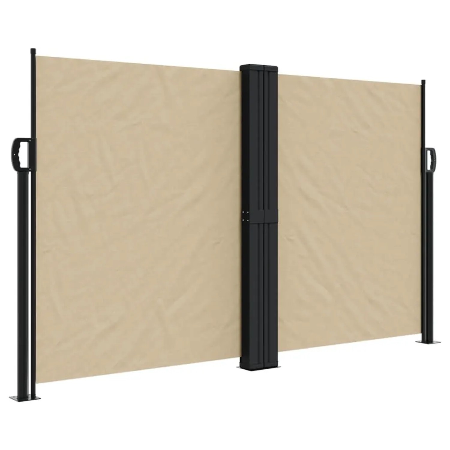 vidaXL Seitenmarkise Ausziehbar Beige 140x1200 cm 4004810
