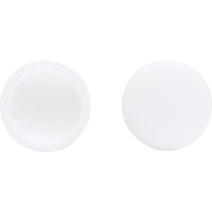 Abdeckkappe M12 Weiß Sechskant 2 Stück