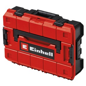 Einhell E-Case S-F Werkzeugkoffer, rot-schwarz, für Werkzeug und Zubehör.
