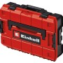 Einhell E-Case S-F Werkzeugkoffer, rot-schwarz, für Werkzeug und Zubehör.