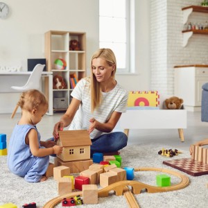 Relaxdays Kindertruhe MDF Holz Silikon Weiß Offen 45 cm x 60 cm x 30 cm 5,4 kg