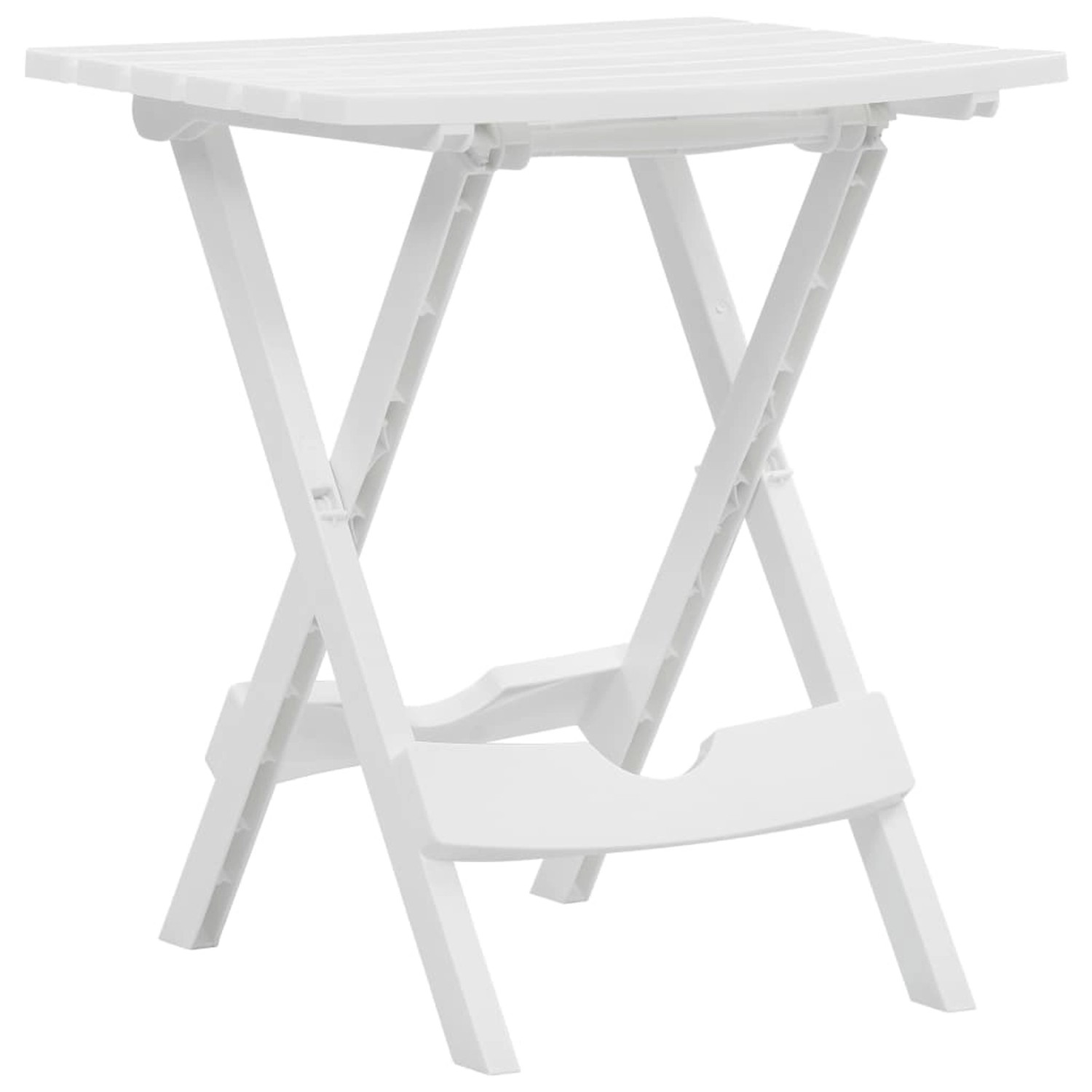 vidaXL Gartentisch Klappbar 44,5x38,5x50 cm Weiß 47690 günstig online kaufen