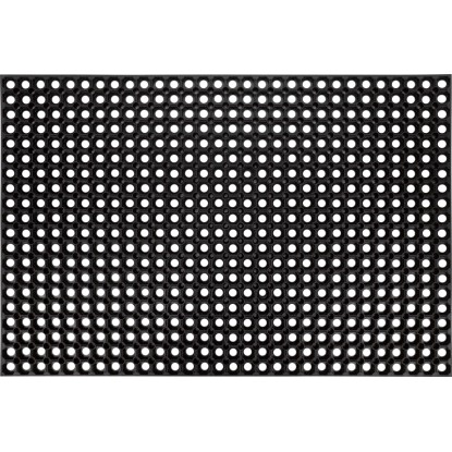 Gummiringmatte Schwarz 80 cm x 120 cm