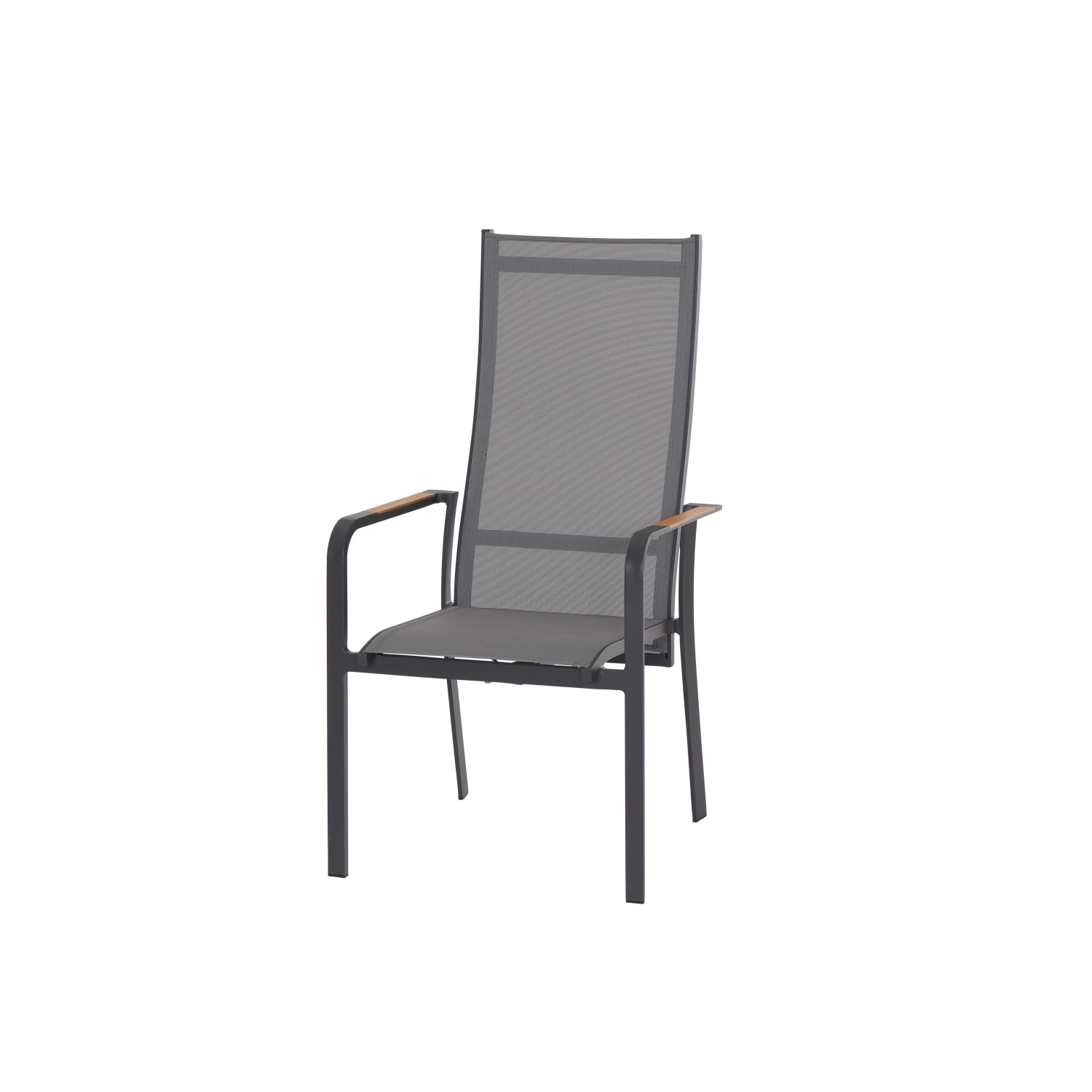 Siena Garden Dining Move Sessel Carlton 63 cm x 60 cm x 113 cm Anthrazit FSC®