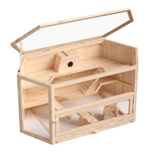Wiltec Xxl Nagerkäfig 1150X600X580Mm Holz Kleintierhaus Hamsterkäfig Mäusekäfig