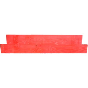 Krause ClimTec Querbord, 60 cm, rot, für Gerüste, Seitenschutz.
