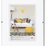 walther design Rahmenloser Bildhalter 30x40 cm mit Antireflexglas.