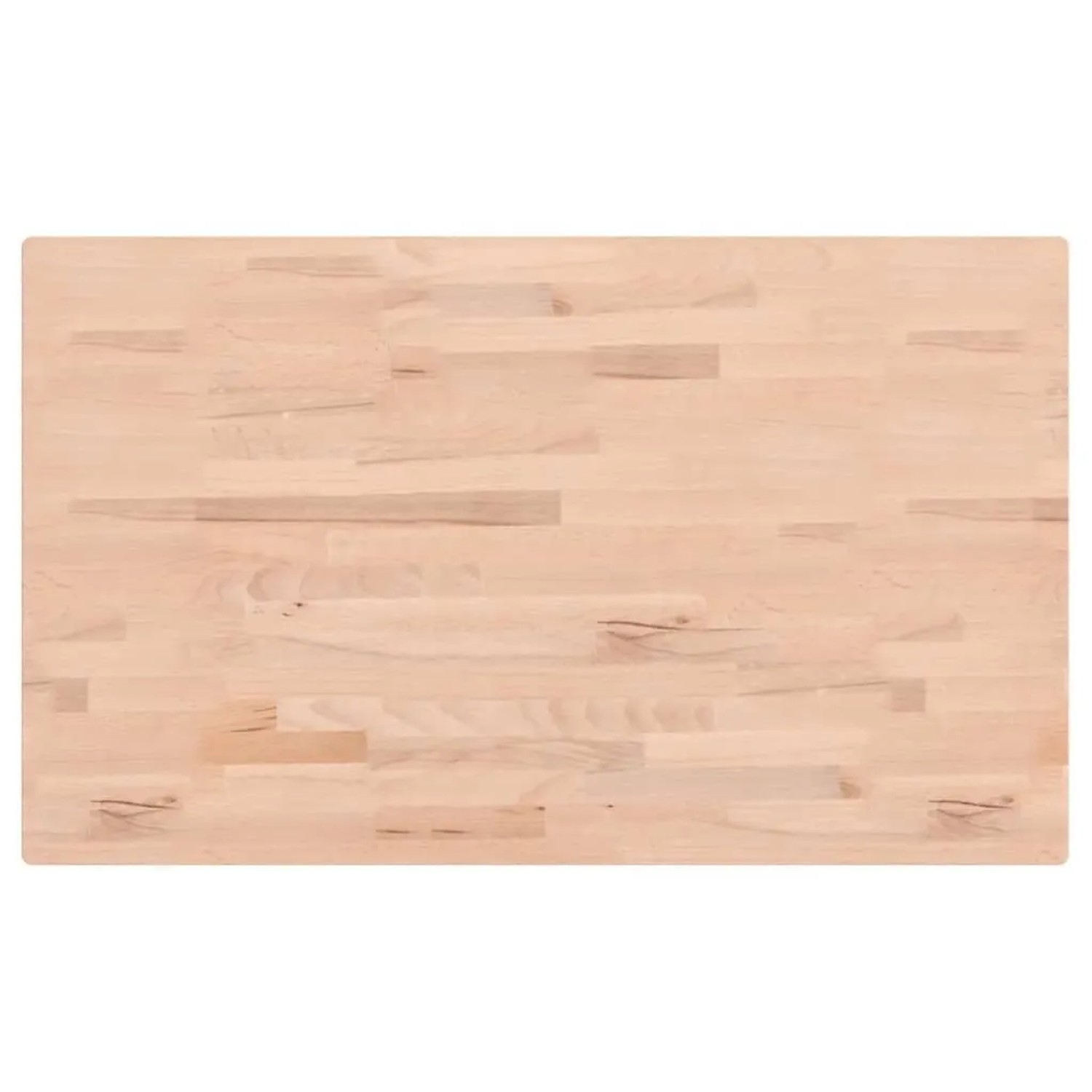 vidaXL Tischplatte 100x60x1,5 cm Rechteckig Massivholz Buche 3188881