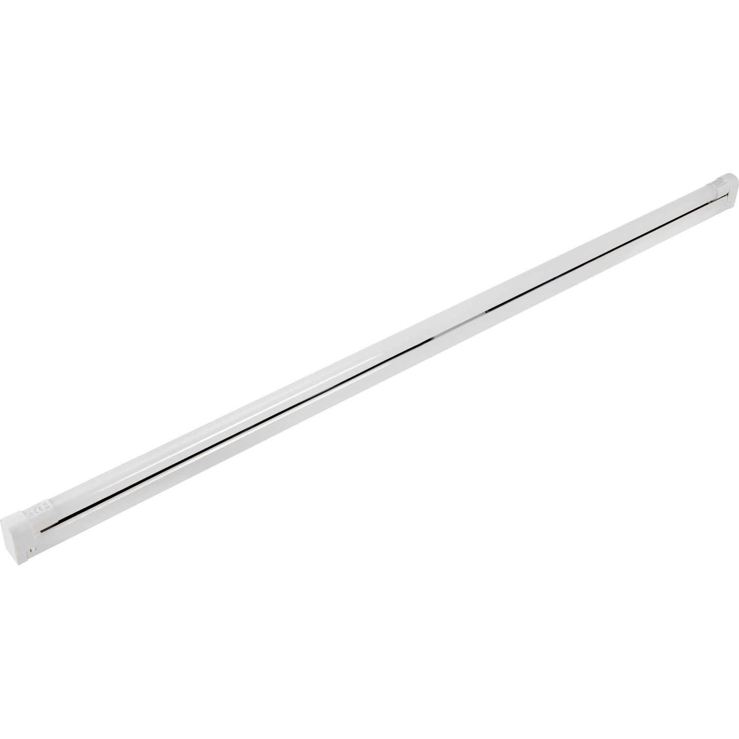 Weiße LED-Lichtleiste, 125 cm lang, für Innenräume mit neutralweißem Licht.