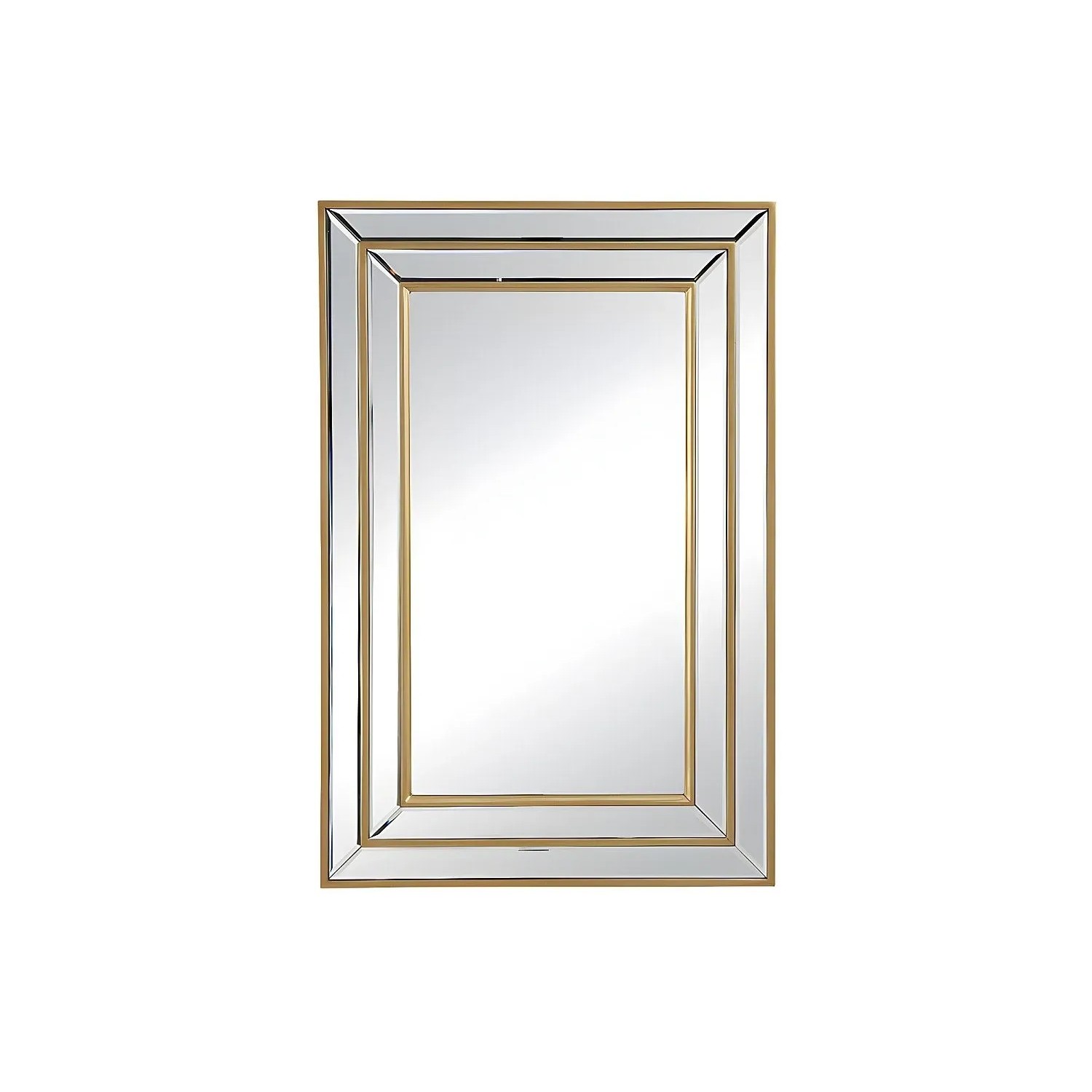 Vente-unique Wandspiegel Bakou Goldfarben 60 cm