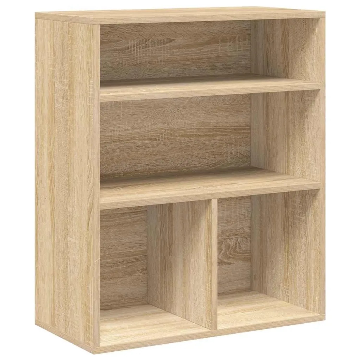 vidaXL Bücherregal Sonoma-Eiche 60x30x71,5 cm Holzwerkstoff 860312 günstig online kaufen