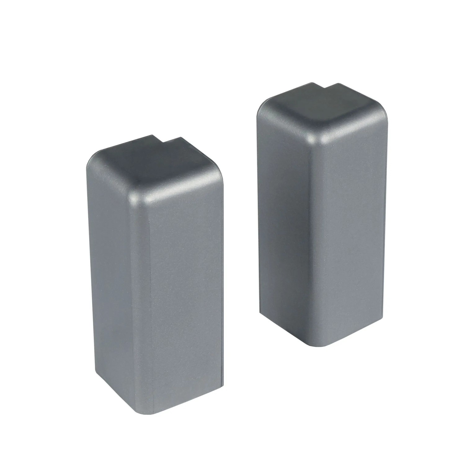 Kosche Außenecken für Kosche Sockelleiste 16 mm x 58 mm Silber 2 Stück