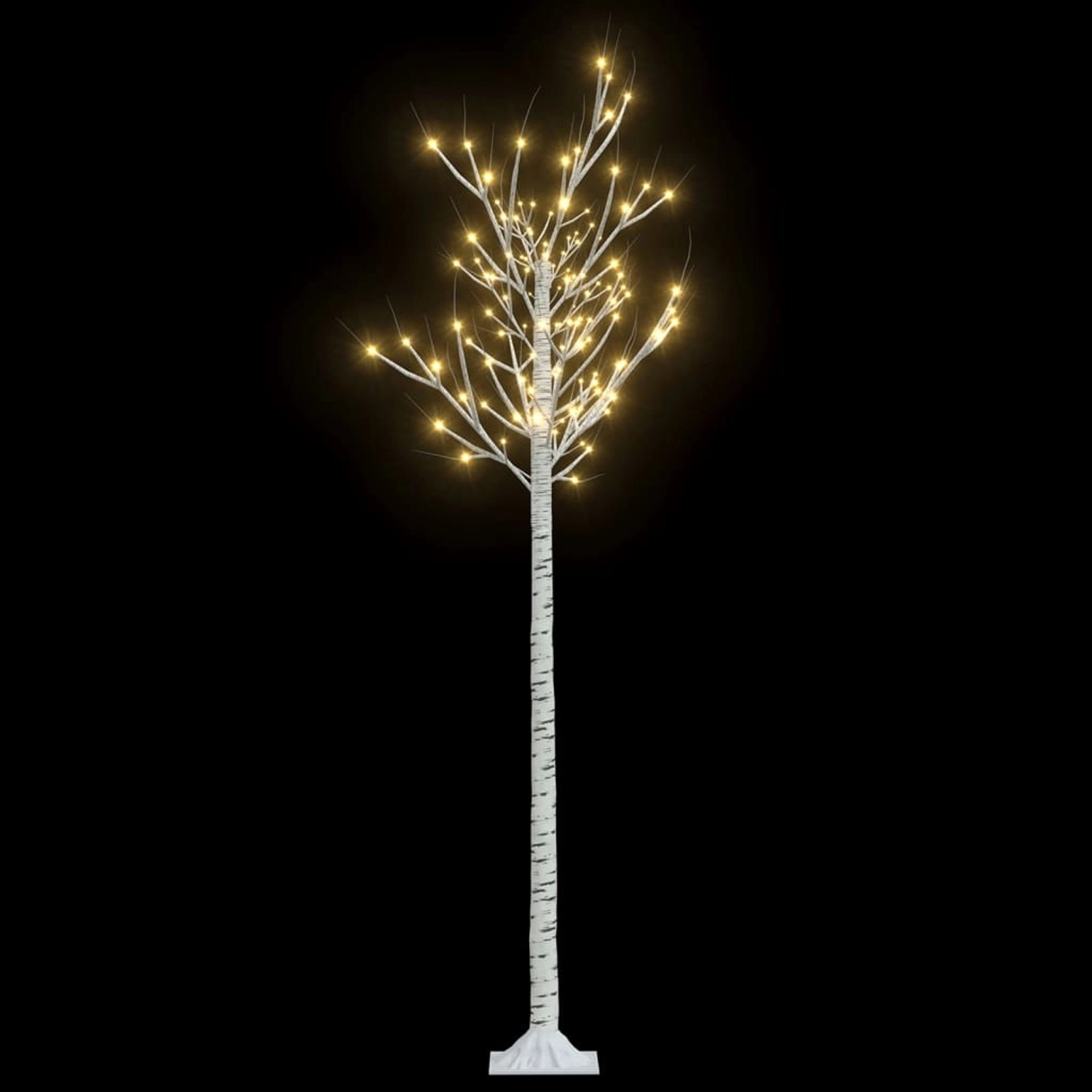 vidaXL Weihnachtsbaum 180 LEDS 1,8m Warmweiß Weide Indoor Outdoor_7