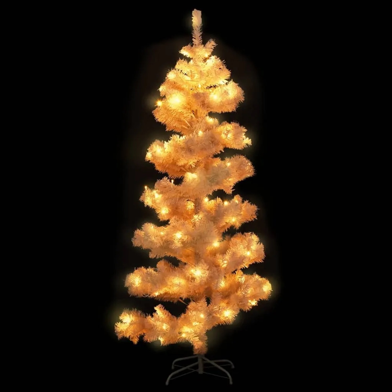Bakaji Spiral-Weihnachtsbaum Mit 73 RGB-LEDs & Fernbedienung – 120 Cm, Für Innen & Außen