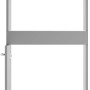 Optifit Hochschrank Mats825, 60 cm, Basaltgrau, für Backofen und Kühlschrank. Vorratsschrank mit Klappe und Tür.