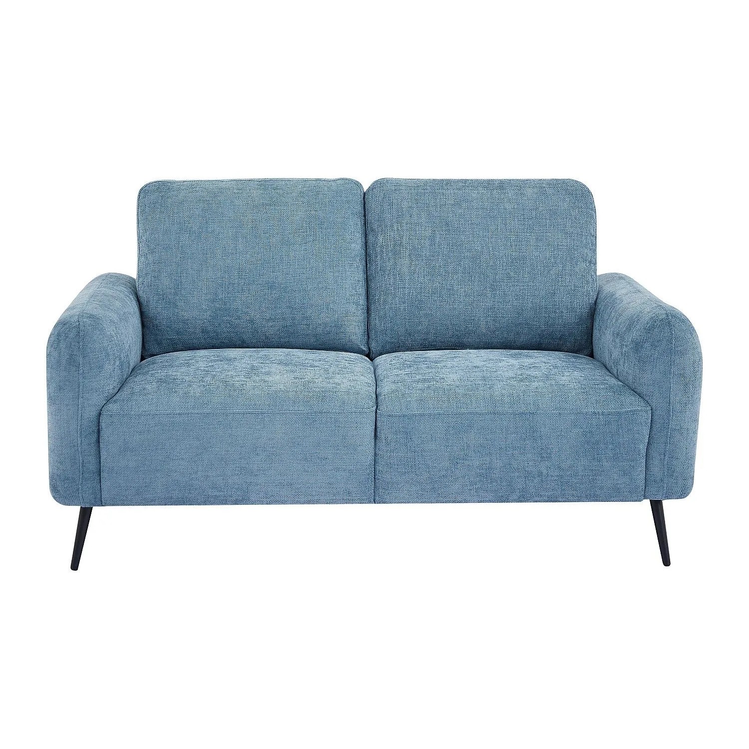 Vente-unique Sofa Ohne Schlafmöglichkeit Letrosa Blau 157 cm