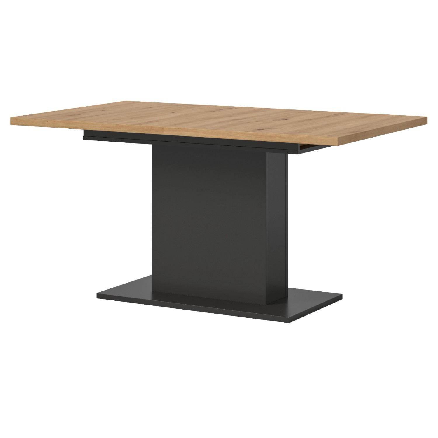 Inn.Furn Esstisch in Eiche und Grau Küchentisch Ausziehbar 150 - 190 cm Hom günstig online kaufen