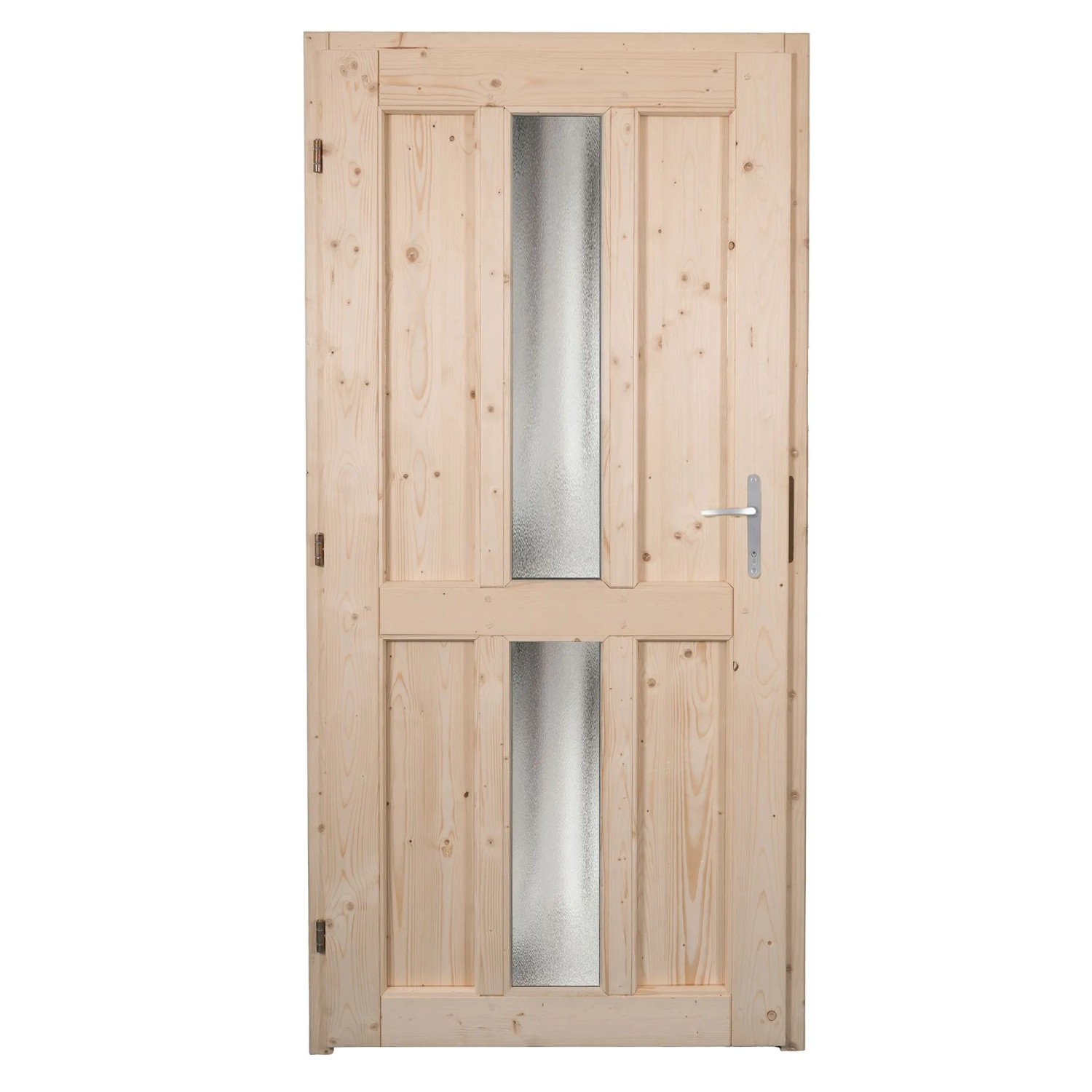 Panto Holz-Nebeneingangstür NET 506 Natur 98 cm x 198 cm DIN L günstig online kaufen