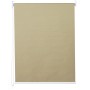 Beige MCW Rollo, 60x230cm, mit Kettenzug und Thermobarriere für Wand- oder Deckenmontage.