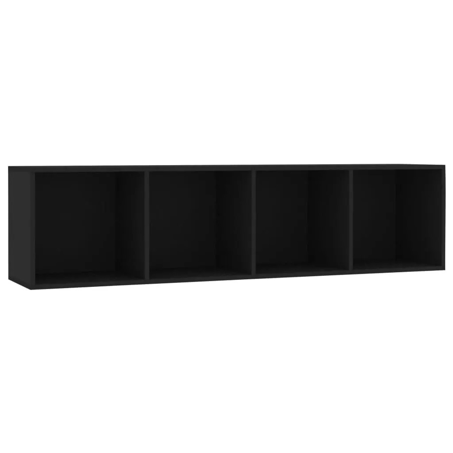 vidaXL Bücherregal/TV-Schrank Schwarz 143×30×36 cm 800262 günstig online kaufen