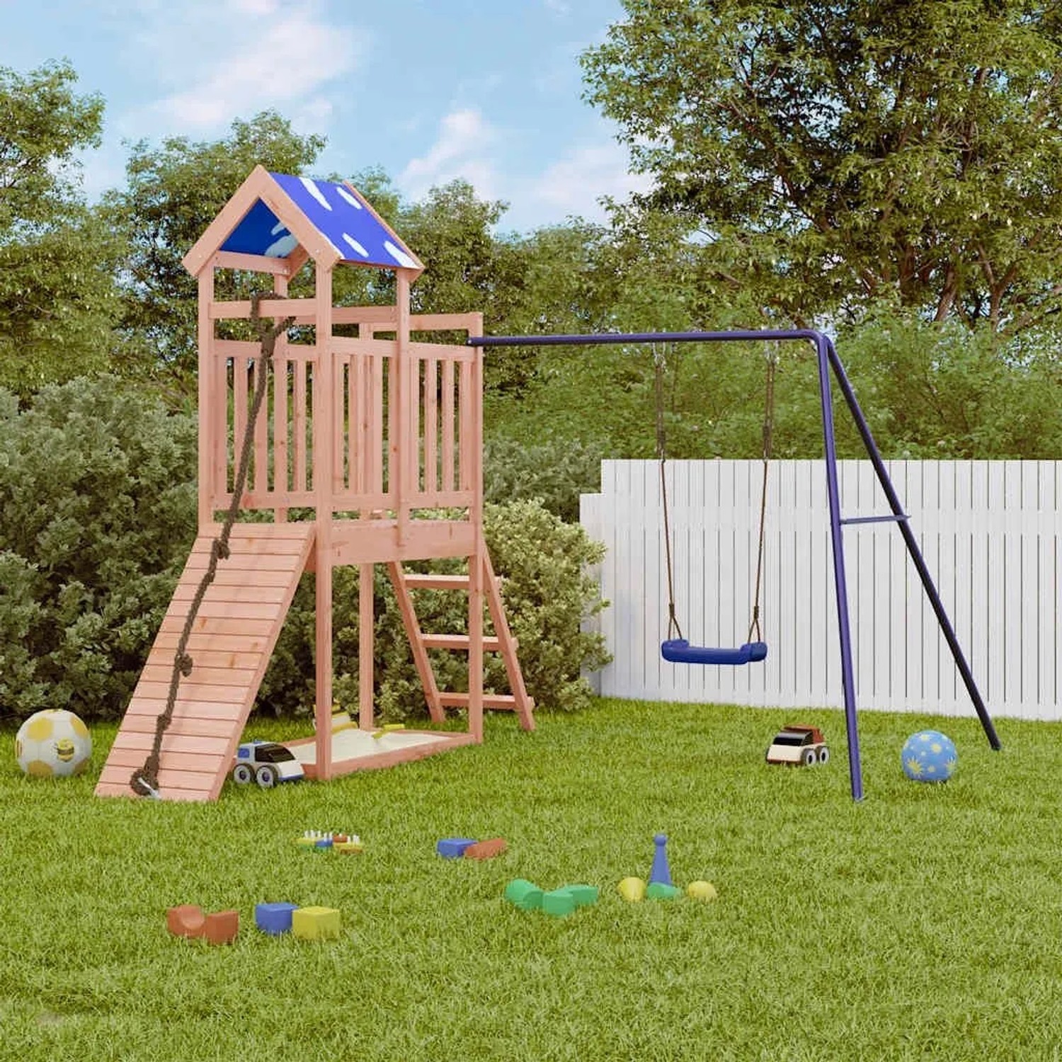 vidaXL Spielturm Massivholz Douglasie 3279071_2