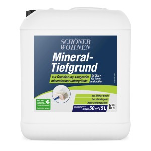 Schöner Wohnen Mineral-Tiefgrund, 5 l, für saugende Untergründe, Innen- und Außenbereich.