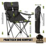 BigDean Luxus Campingstuhl Faltbar Extra Groß 150 KG Belastbar Stabil Und Bequem_4