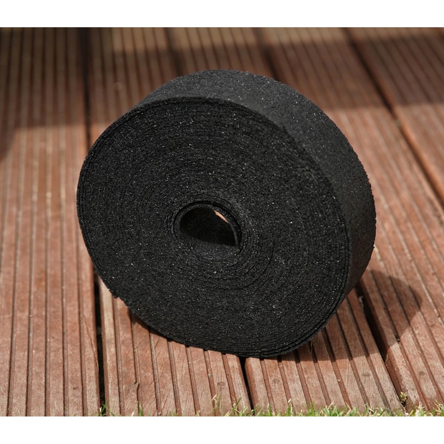 Bauheld Terrassenpads Rolle, 20m, Trittschalldämmung aus Gummigranulat.