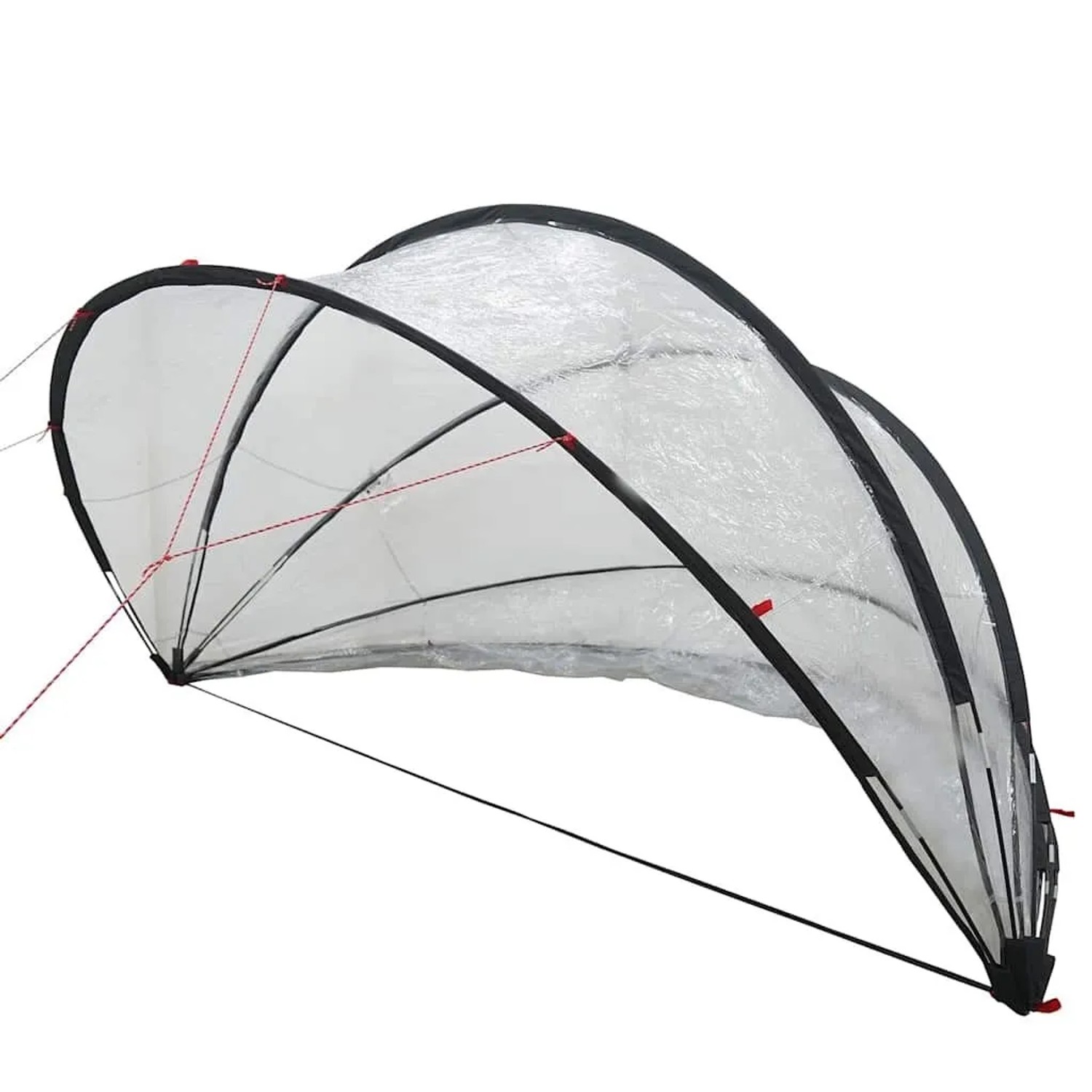 vidaXL Pool-Dome Transparent 336 x 322 x 160 cm PVC 42001104