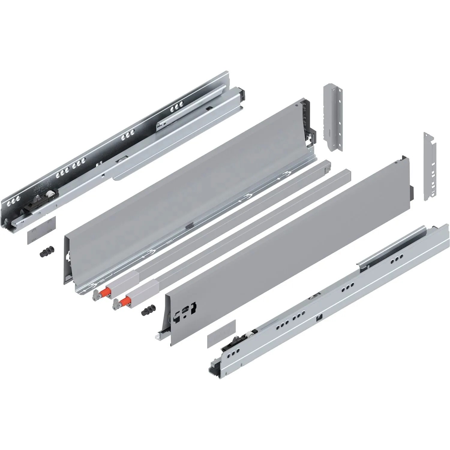 Blum D-Reling K Tandembox antaro Vollauszug 650 mm 65 kg Grau 1 Paar