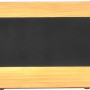 Moderne LED-Wandleuchte Arino in Schwarz matt und Holzoptik. Dimmbare Wandlampe für Wohn- und Schlafzimmer.