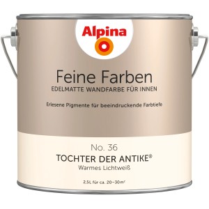 Dose Alpina Feine Farben No. 36 Tochter der Antike®, edelmatt, Weiß, 2,5 l.
