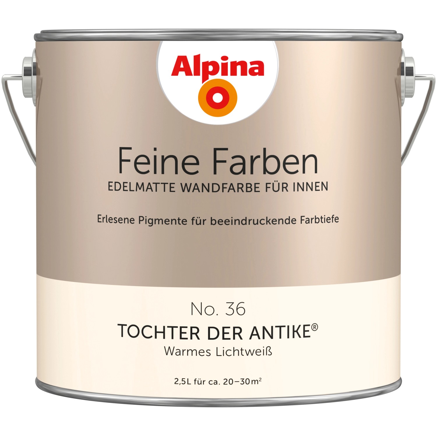 Thumbnail - Alpina Feine Farben No. 36 Tochter der Antike® Weiß edelmatt 2,5 l
