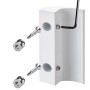 SOTECH Balkontürgriff SEJA II Weiß 85 x 40 x 20 mm BA 48 mm Aluminium Verdeckte Verschraubung_3