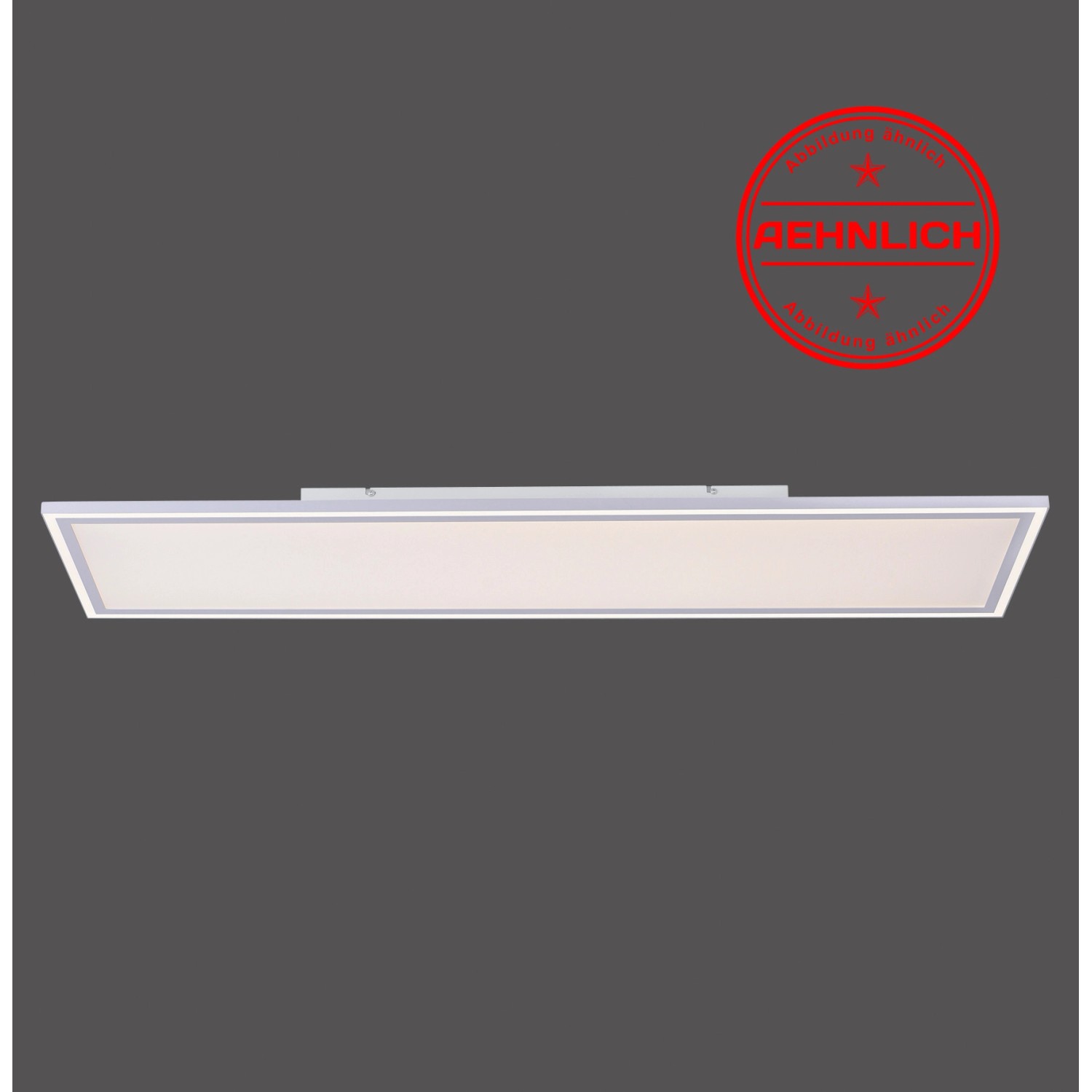 Weißes LED-Panel Bedging 80x35 cm von Just Light für die Decke.