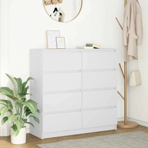 vidaXL Sideboard Weiß 100x35x99 cm Holzwerkstoff 3328489