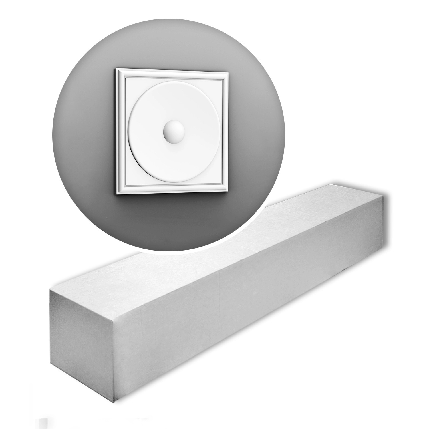 Thumbnail - ORAC DECOR W122-Box LUXXUS 3D Wandpaneel 1 Karton Set mit 8 Paneelen 0,89 m2 Weiß