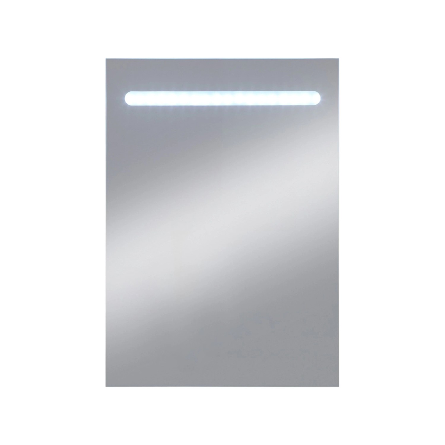 Kristall-Form LED-Leuchtspiegel E-Light Three 50 cm x 70 cm Rechteckig günstig online kaufen