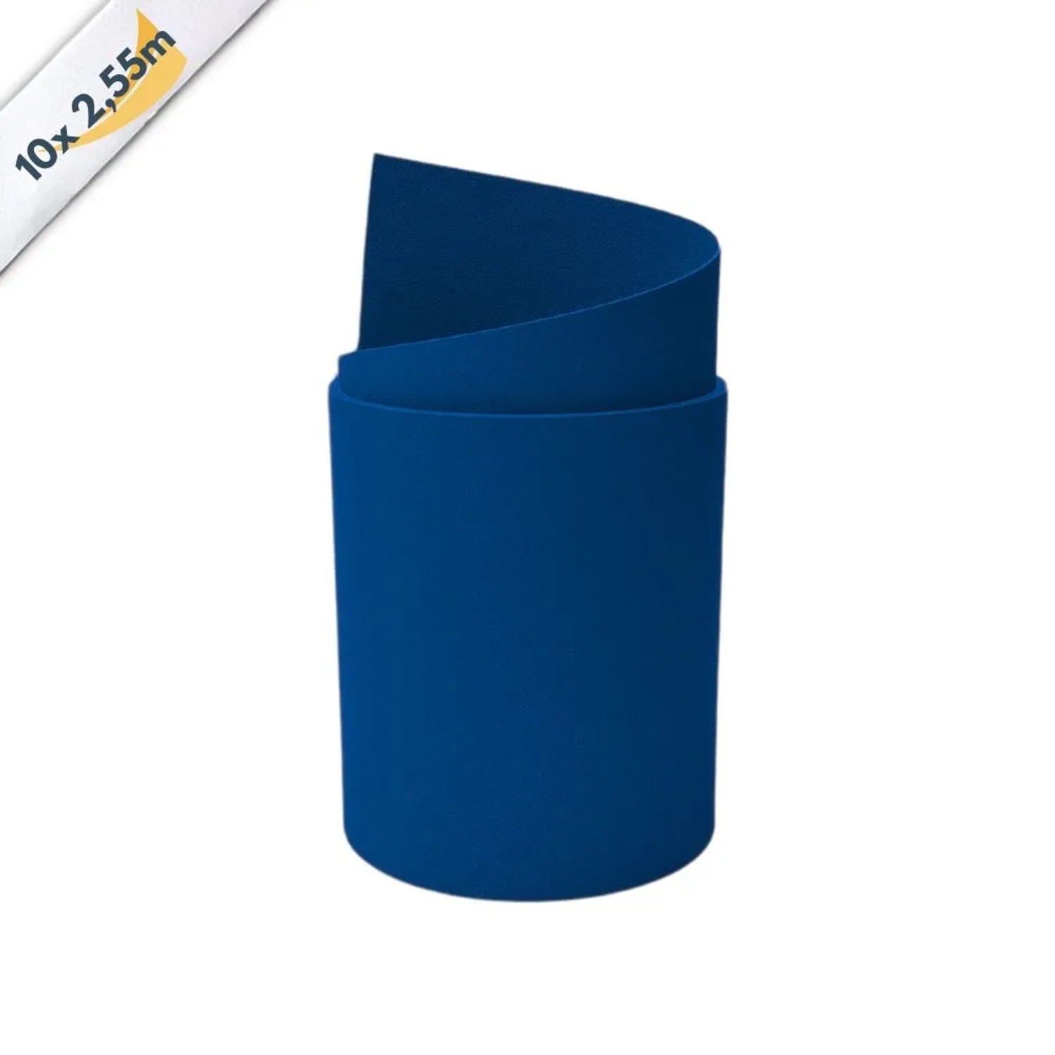 zaunzu Sichtschutzstreifen, Enzianblau, 10er Pack für Doppelstabzaun.