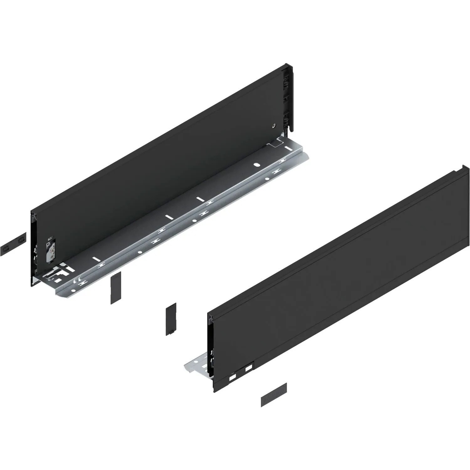 Blum Zarge Legrabox Pure Höhe K Nennlänge 500 mm Carbonschwarz Matt