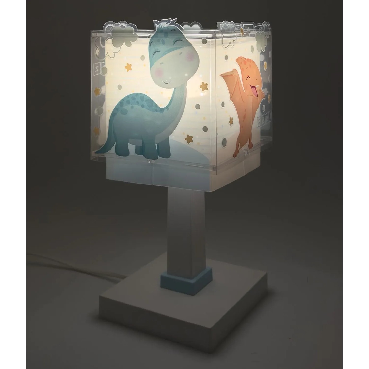 Dalber Tischlampe mit Dinosaurier-Motiv, ein Nachtlicht für Kinder und Babys.