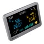 Bresser MeteoTemp TBH Funk-Wetterstation in Anthrazit mit digitaler Anzeige von Wetterdaten.