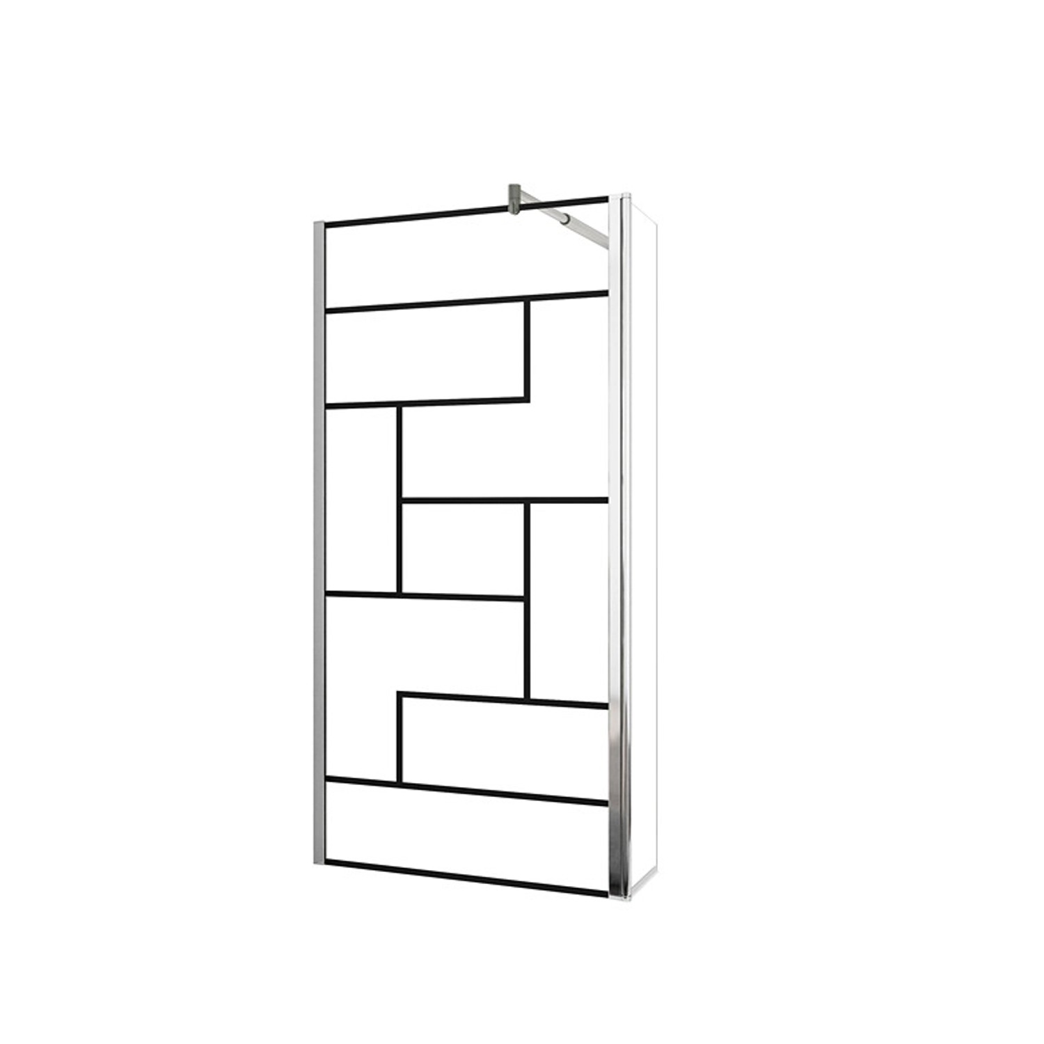 Duschparadies Walk In Dusche 90 x 200cm Mit 30cm Flipper 8mm Nano Glas Seit günstig online kaufen