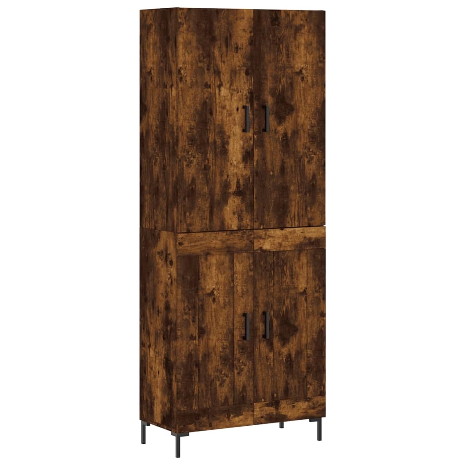 vidaXL Highboard Räuchereiche 69,5x34x180 cm Holzwerkstoff 3195792 günstig online kaufen