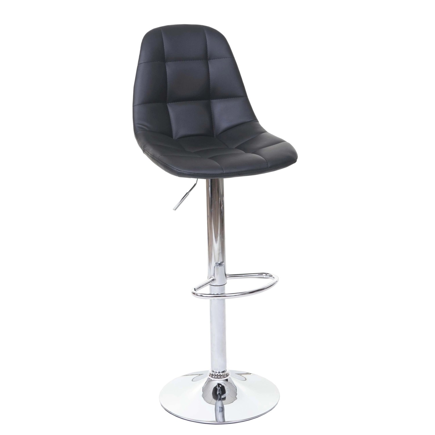 PROREGAL Barhocker Gepolstert Und Höhenverstellbar Mit Lehne Sitzhöhe 61-81 günstig online kaufen